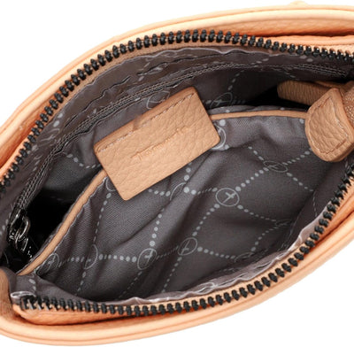 Tamaris Umhängetasche Alessia 30444 Damen Handtaschen Uni Einheitsgrösse Apricot 642, Einheitsgrösse