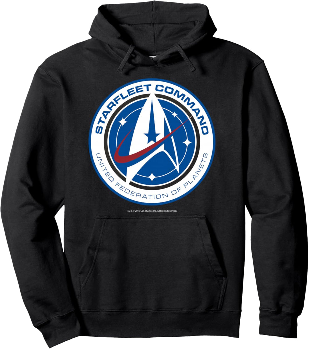 Star Trek Discovery Starfleet Command Logo Pullover Hoodie
