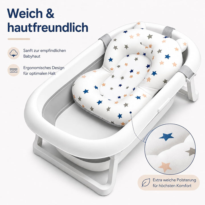 Babys Badekissen,Baby Badewannensitz,Einsatz Babywanne Badewanneneinsatz,Säuglings Neugeborene Badew