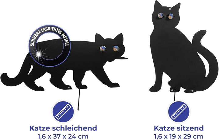 WENKO Vogelschreck Katzen, 2er Set