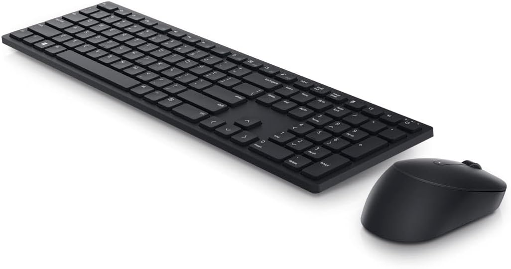 Dell KM5221W, Pro Wireless, Tastatur und Maus Set, German (QWERTZ), schwarz
