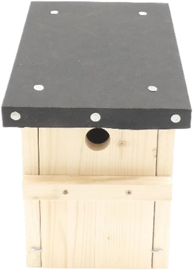 Manufaktur Martinshof Vogelhaus Nistkasten Kohlmeise 32 mm Bausatz Natur Fichtenholz