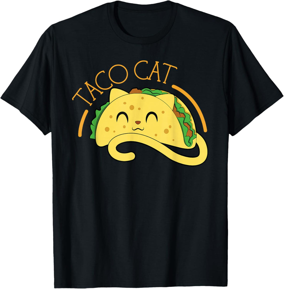 Taco Cat Mexican Food Mexico Kid Men Women T-Shirt