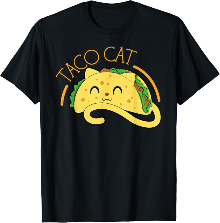 Taco Cat Mexican Food Mexico Kid Men Women T-Shirt