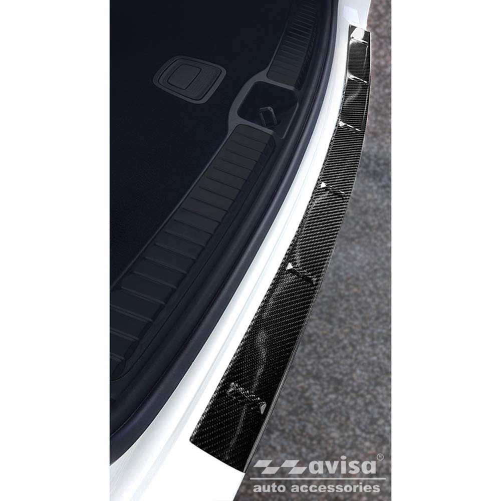Avisa Echtes 3D Karbon Heckstossstangenschutz kompatibel mit Mercedes GLE II (W167) 2019- inkl. 53 A