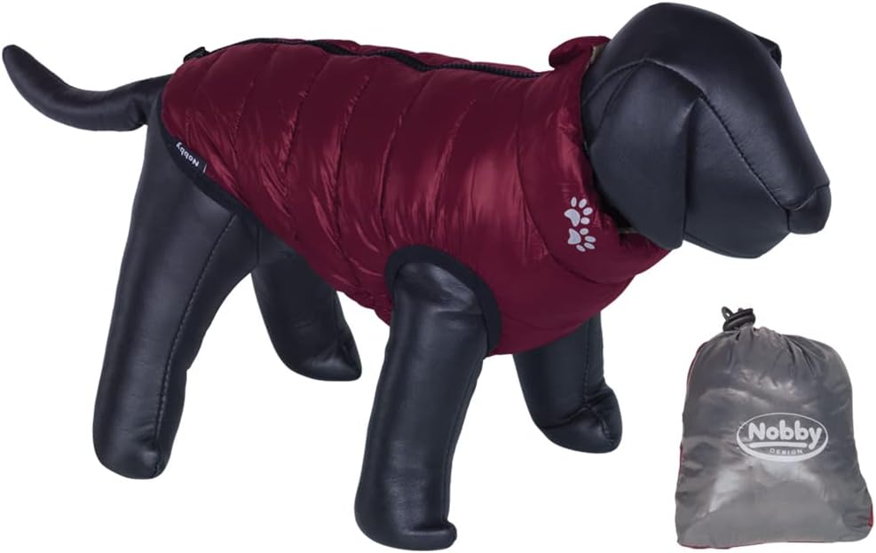 Nobby Hundemantel LIGHT, bordeaux-grau 32 cm, 1 Stück 32 cm bordeaux-grau, 32 cm bordeaux-grau