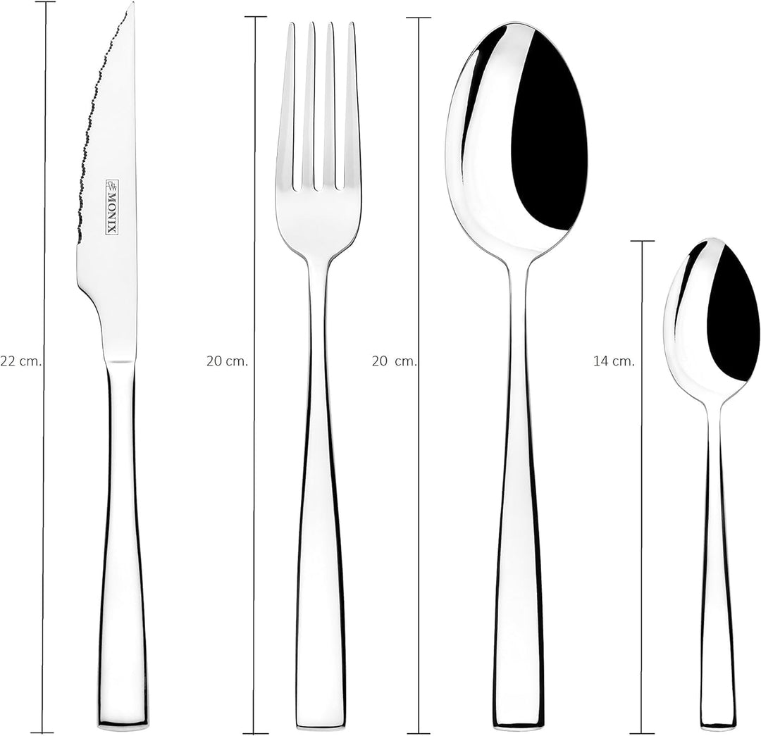 Monix Siena Besteck-Set 24 24 Piezas Modern, 24 Piezas Modern