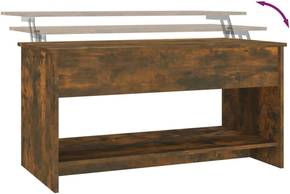 vidaXL Couchtisch Wohnzimmertisch Sofatisch Kaffeetisch Beistelltisch Tisch Wohnzimmer Teetisch Räuc