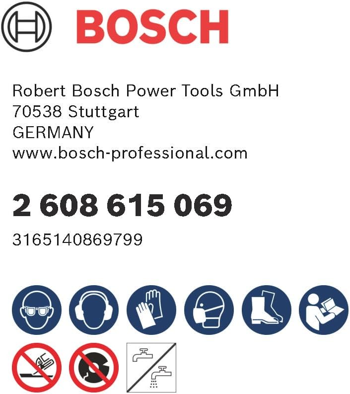 Bosch Professional Diamanttrennscheibe Standard for Universal (Beton und Mauerwerk, 300 x 25,40 mm,