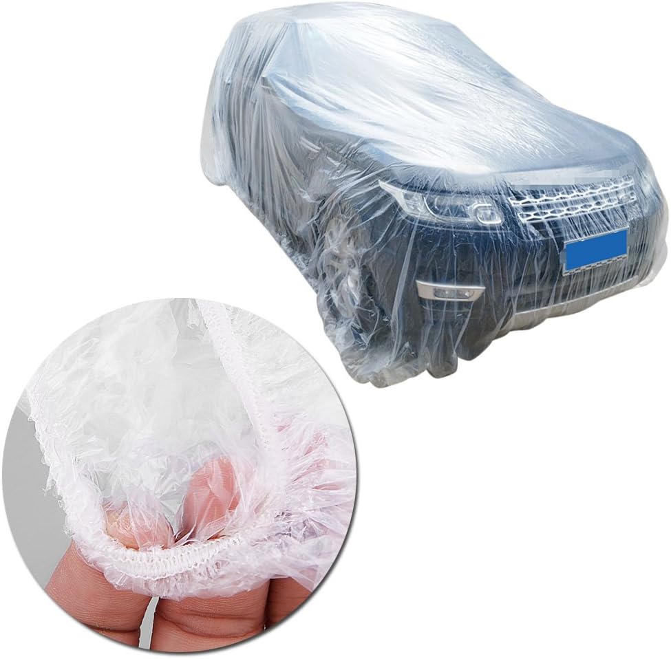 KIMISS Car Cover Outdoor Wasserdichter Staub Regen Schnee beständiger Schutz vorübergehender Wegwerf