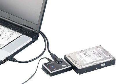 Xystec Dockingstation: USB-3.0-Festplatten-Adapter mit Klon-Funktion, für HDD & SSD mit SATA (Festpl