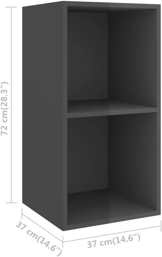 vidaXL TV Wandschrank Hängeschrank TV Möbel Schrank Fernsehtisch Fernsehschrank HiFi-Schrank mit 2 F