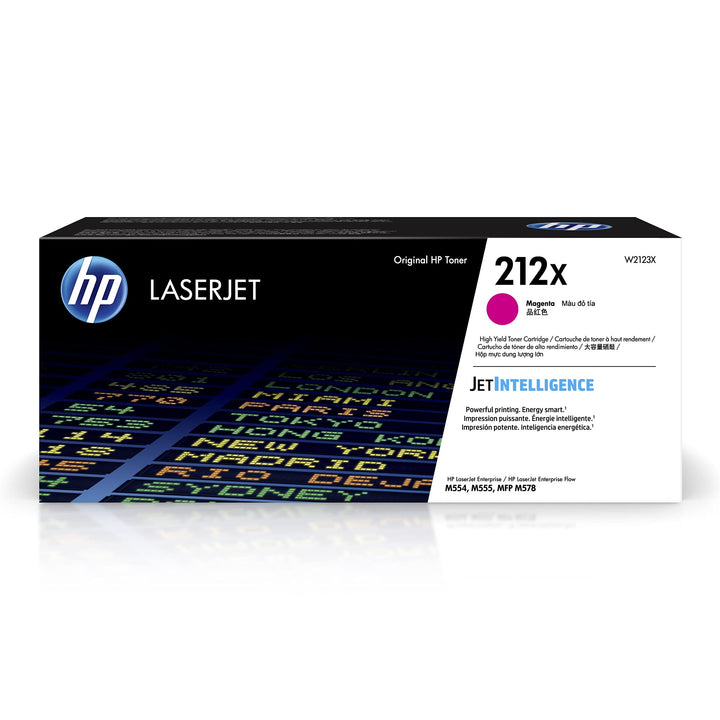 HP 212X (W2123X) Magenta Original Toner mit hoher Reichweite für HP Color LaserJet Enterprise M554,