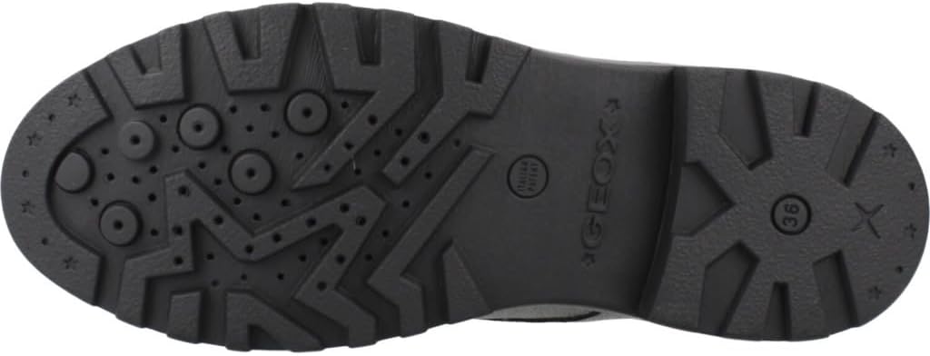 Geox Mädchen J Casey Girl Ankle Boot 28 EU Graphite Black, 28 EU Graphite Black