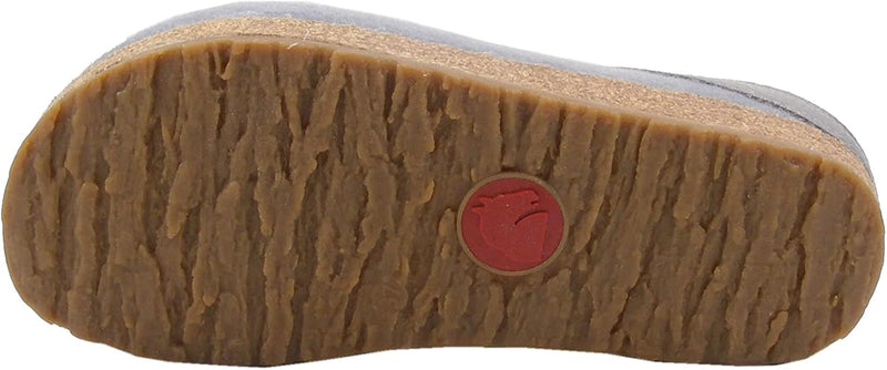 HAFLINGER Grizzly Torben 713001 Damen Herren Hausschuhe Pantoffeln Wolle 41 EU Grau, 41 EU Grau