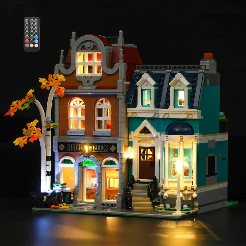 GEAMENT LED Licht-Set (Fernbedienung) Kompatibel mit Lego Bookshop - Beleuchtungsset für Creator 102