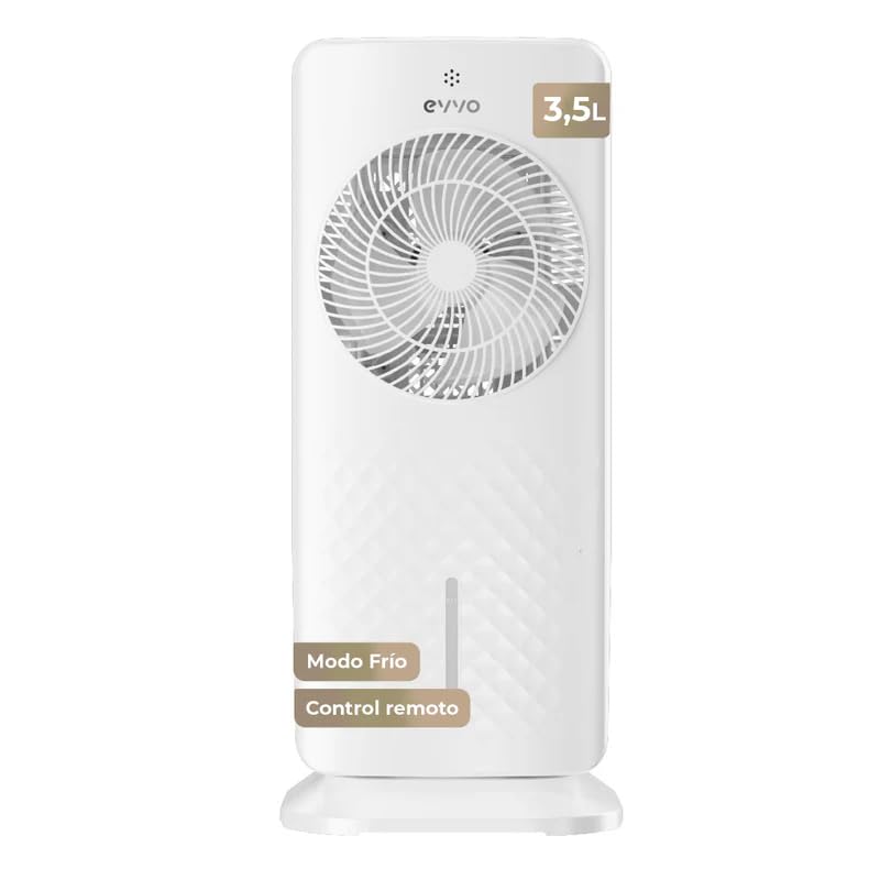EVVO AC750 Tragbarer Verdunstungsventilator – Kühlt die Luft ohne Installation mit Wasser und Eis, 3