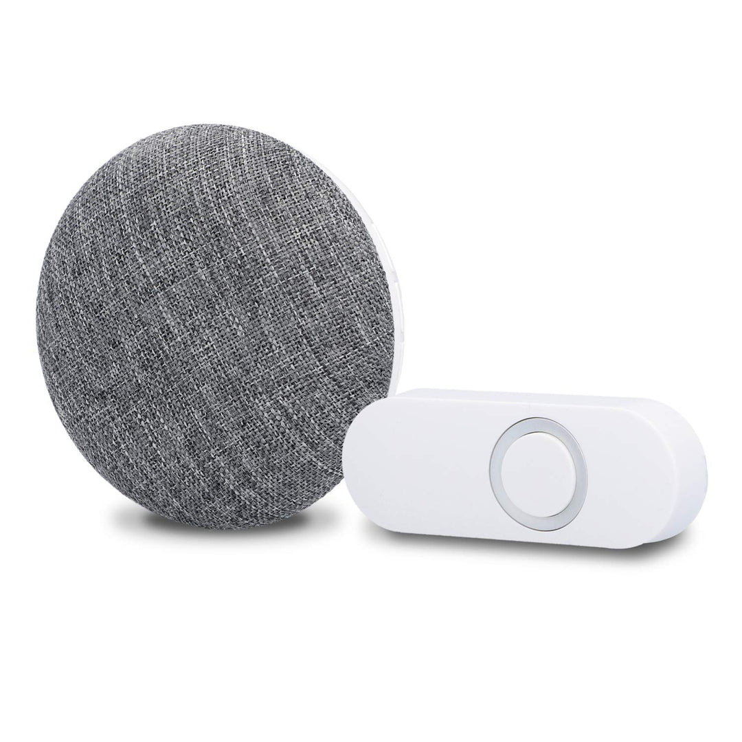 UNITEC Funk-Gong WDMP10 mp3, Türklingel, Aufspielen eigener Melodien, 4 Lautstärkestufen bis 110dB,