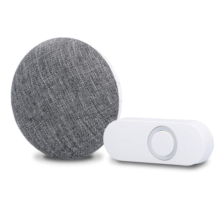 UNITEC Funk-Gong WDMP10 mp3, Türklingel, Aufspielen eigener Melodien, 4 Lautstärkestufen bis 110dB,