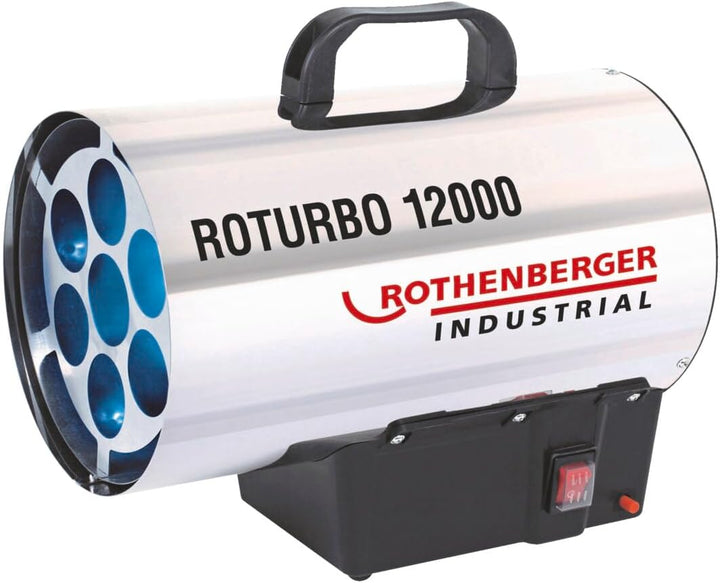 Rothenberger Industrial 1500000164 Heizkanone Roturbo 12000-VERSION FRANKREICH, 11900 W, Grau