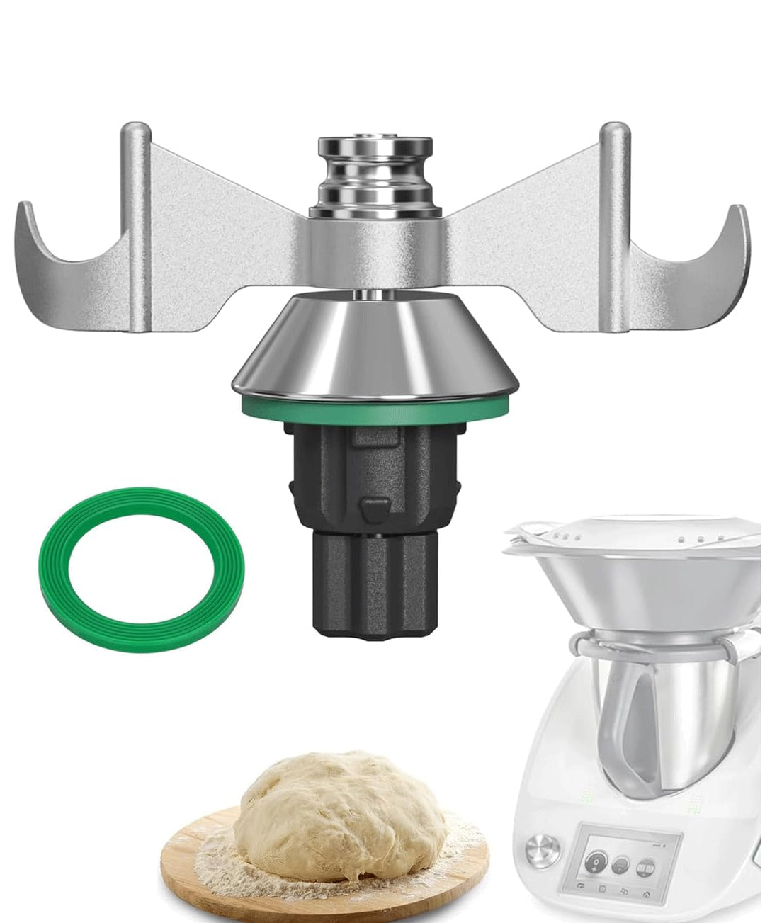 Teigmesser für Thermomix TM7 TM6 TM5, Mixmesser für Küchenmaschine