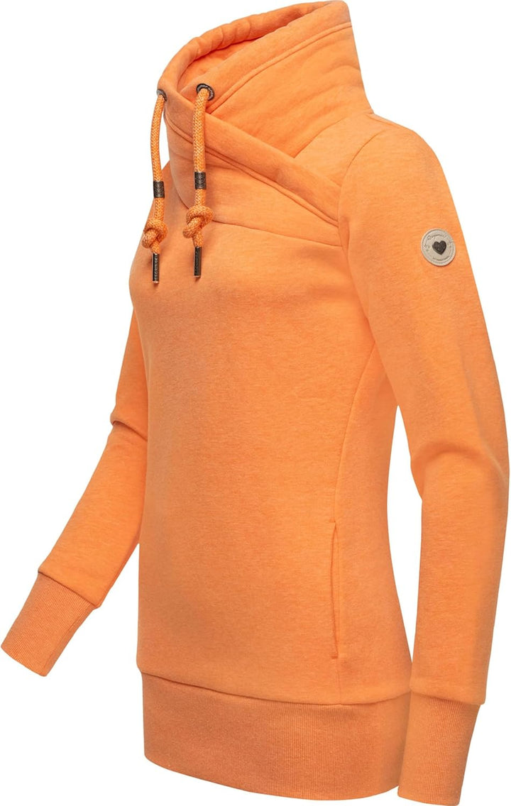 Ragwear Damen Pullover Longsleeve Sweatshirt Neska XS-6XL S Papaya23, S Papaya23