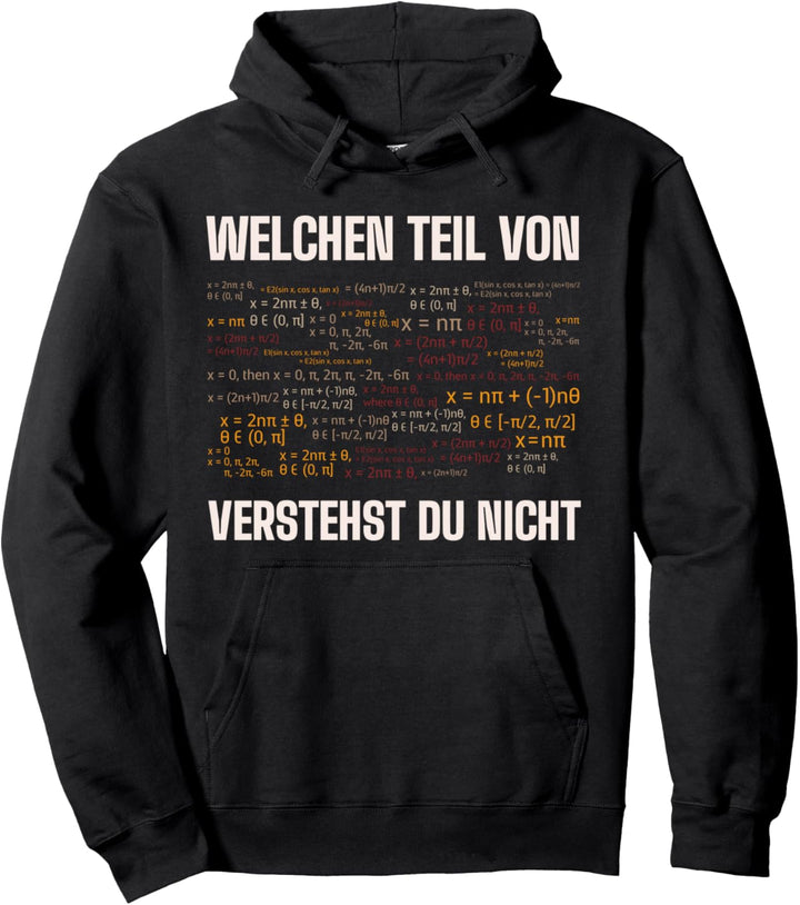 Mathelehrer Spruch Mathe Mathematik Lustig Schule Abitur Pullover Hoodie