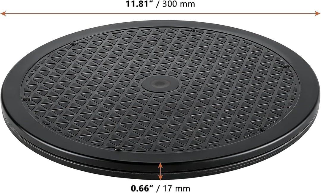 3 Stück Drehscheibe 30 cm, 360 Grad Drehbar Plattform, Drehteller mit Stahlkugellagern, Drehplattfor