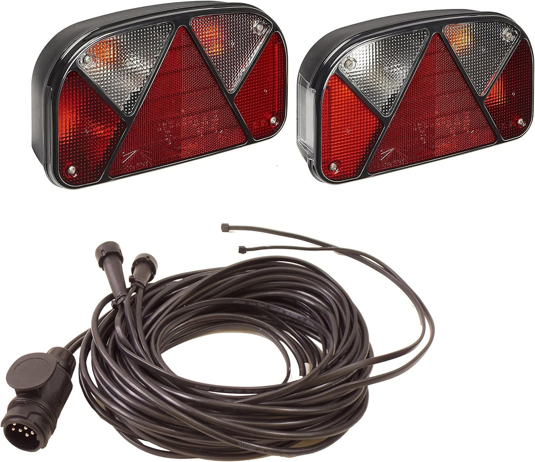 Aspöck Anhänger - Rückleuchten - Heckleuchten Multipoint II - Kabelbaum - Kabelsatz 6 + 4,5 Meter, 1