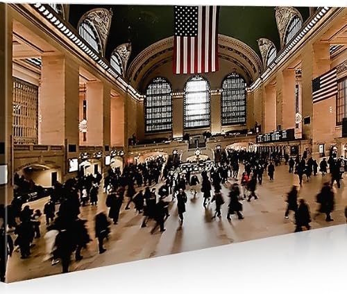 islandburner Bild Bilder auf Leinwand Grand Central Station 1p New York XXL Poster Leinwandbild Wand