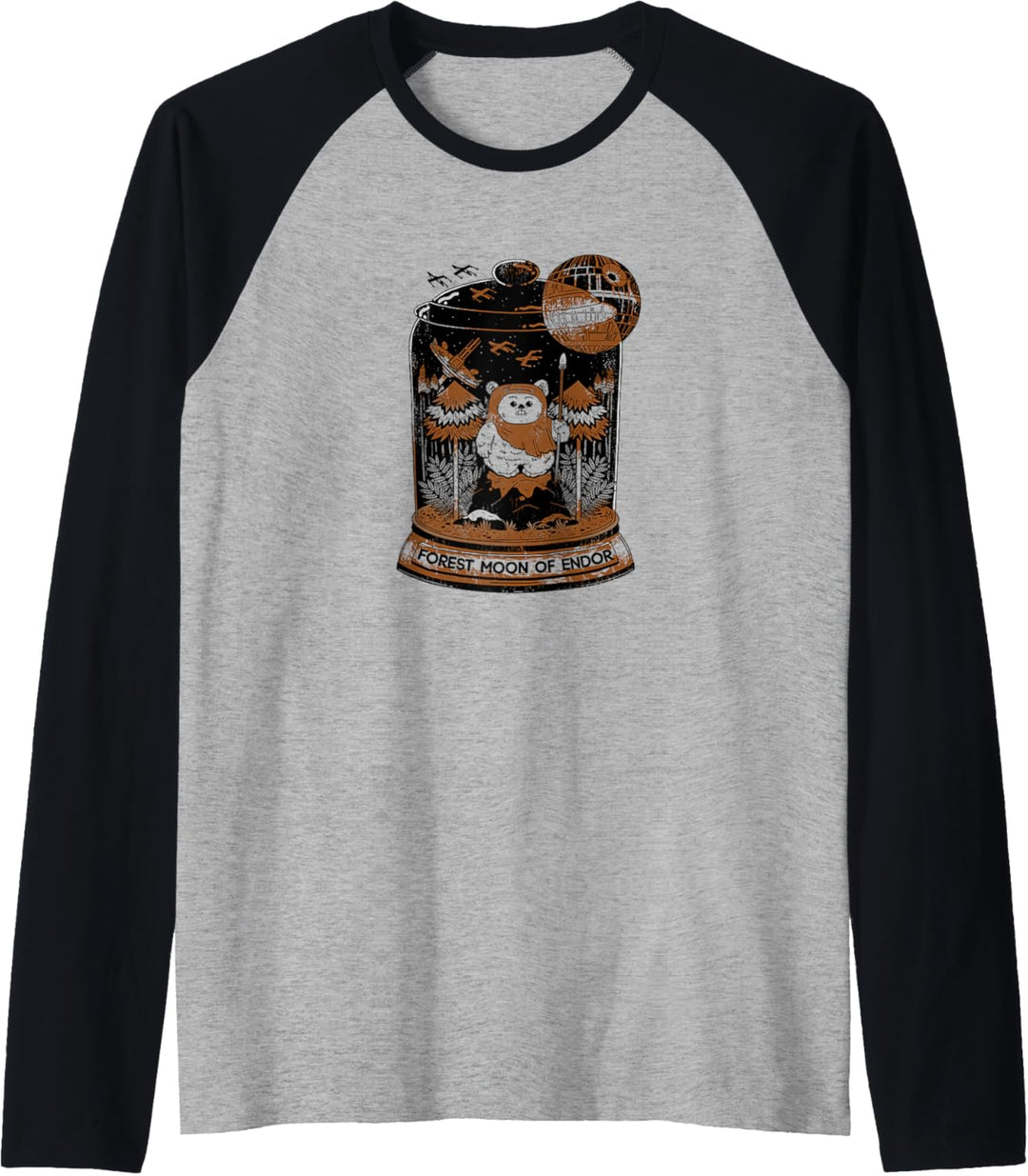 Star Wars Ewok Terrarium Forest Moon Of Endor Raglan