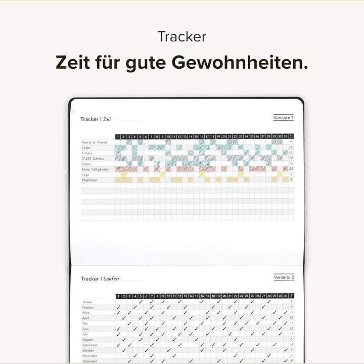 Pareto Planer (undatiert) – Perfekt organisiert Ziele erreichen, Produktivität steigern, gute Gewohn