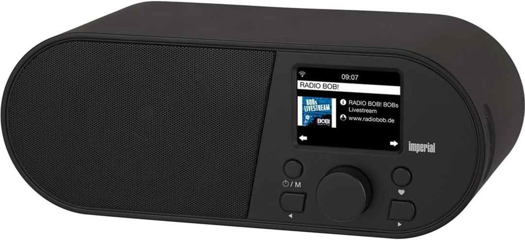 Imperial i105 Internetradio (WLAN, Mediaplayer, USB, DLNA, Farbdisplay, Wecker, Appsteuerung) schwar