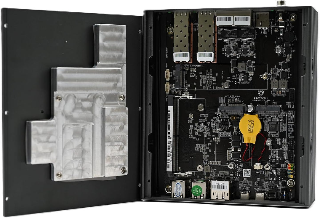 Protectli Vault Pro VP2440-4 Port, Micro Appliance/Mini PC - Intel N150, 2X 10G SFP+ NICs, 2X 2.5G N