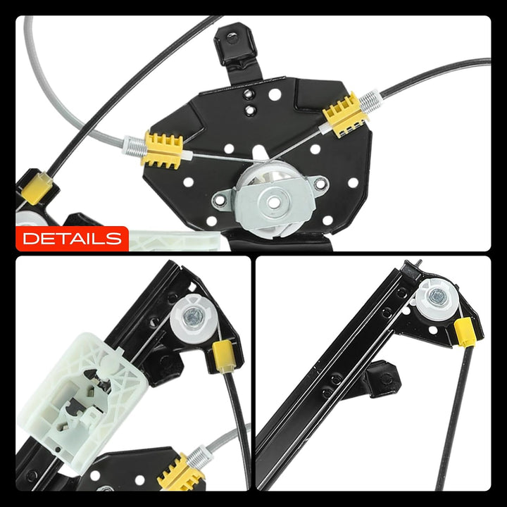 Frankberg 2x Fensterheber Elektrisch Ohne Motor Vorne Links Rechts Kompatibel mit Astra K B16 Astra