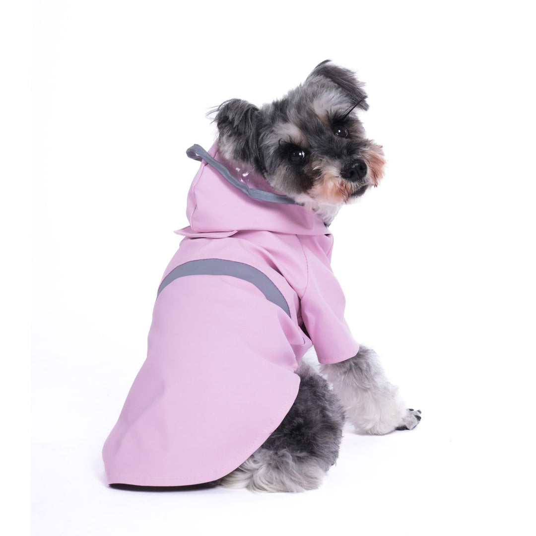 Hund Regenmantel Atmungsaktive Leichte Haustier Regen Jacke wasserdichte Hundekleidung mit Sicherhei