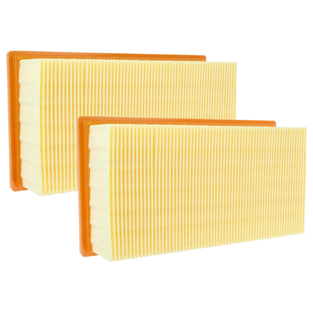 vhbw Set 2x Flachfaltenfilter kompatibel mit Kärcher NT 14/1 Eco Adv L, NT 14/1 Eco L Nass- und Troc