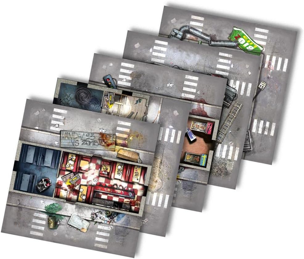 Edge Entertainment CMON CMON Zombicide Zweite Ausgabe: Fliesen Set - Erweiterung (CMZCD007ES)