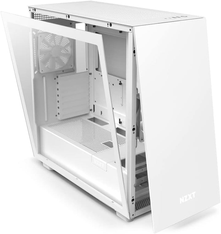 NZXT H7 ATX Mid Tower Chassis. White H7 Base Weiss