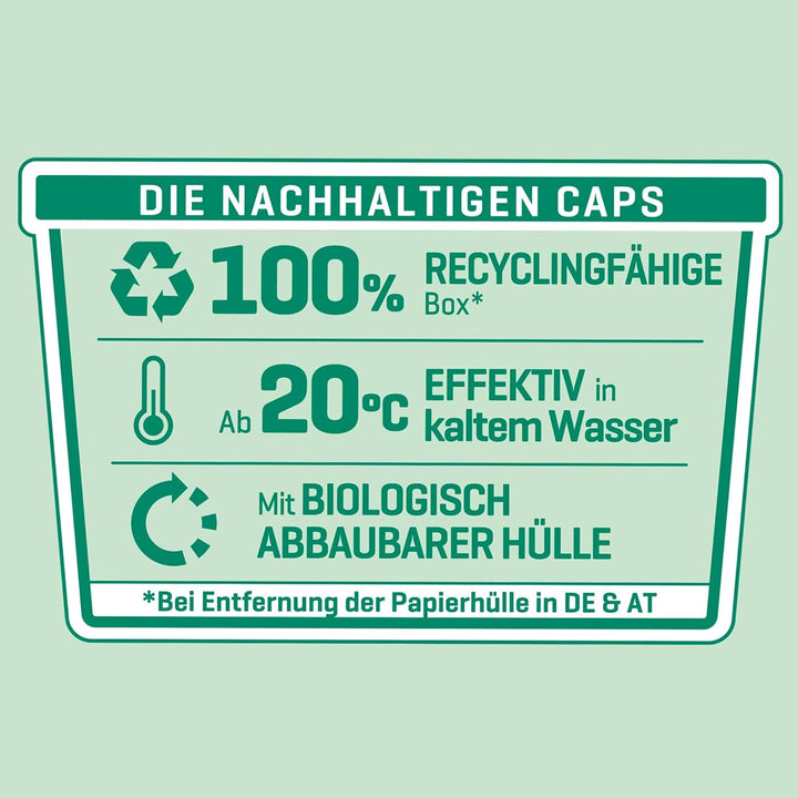 Spee Power Caps Color 3+1, Colorwaschmittel, 120 Waschladungen, Reinheit, Strahlkraft und hygienisch