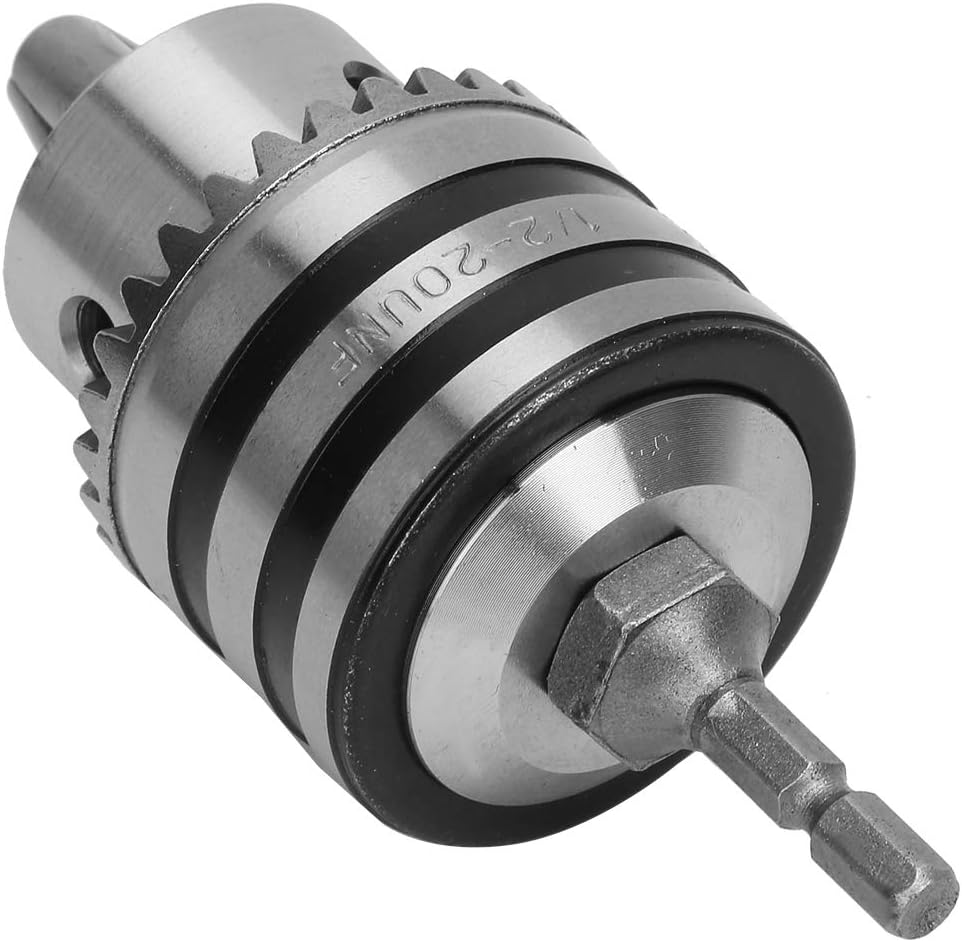3.0-16MM 1/2-20UNF Bohrfutter, Schlüsseltyp Bohrfutter-Adaptersatz mit 1/4 Sechskantadapter Bohrmasc