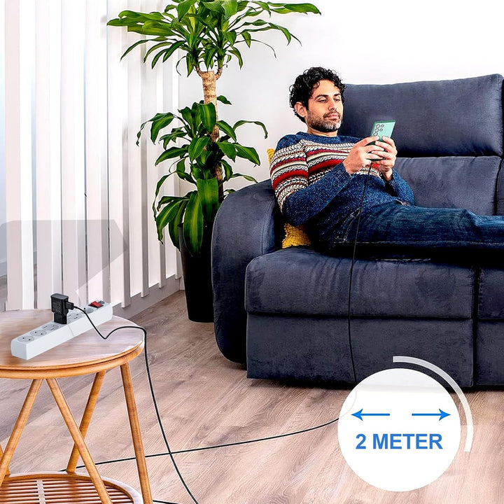 2er-Pack USB Ladegerät, Schnellladegerät mit 2M Ladekabel,Typ C Handy Netzteil Adapter für Samsung G