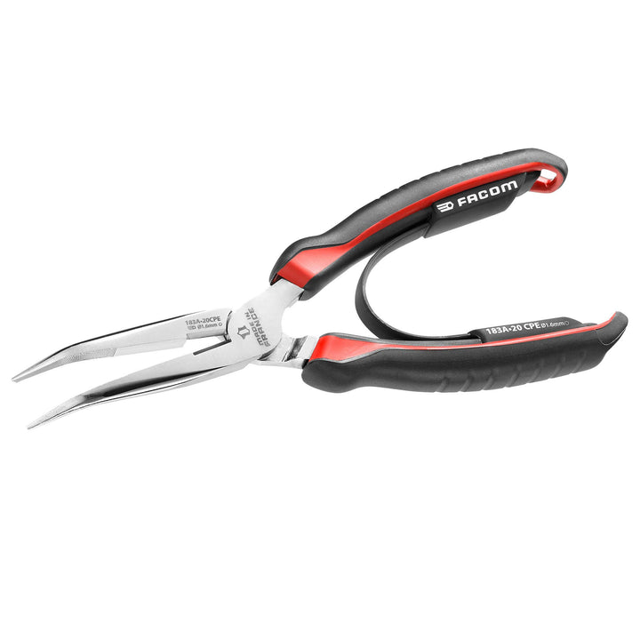 Flachrundzange 40Grad gebogen 200mm