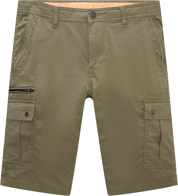 TOM TAILOR Herren Cargo Bermuda Shorts 34 10415 - Dusty Olive Green, 34 10415 - Dusty Olive Green