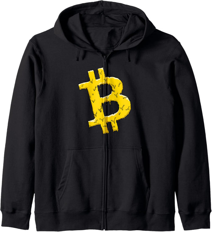 Bitcoin Butter Logo Kapuzenjacke
