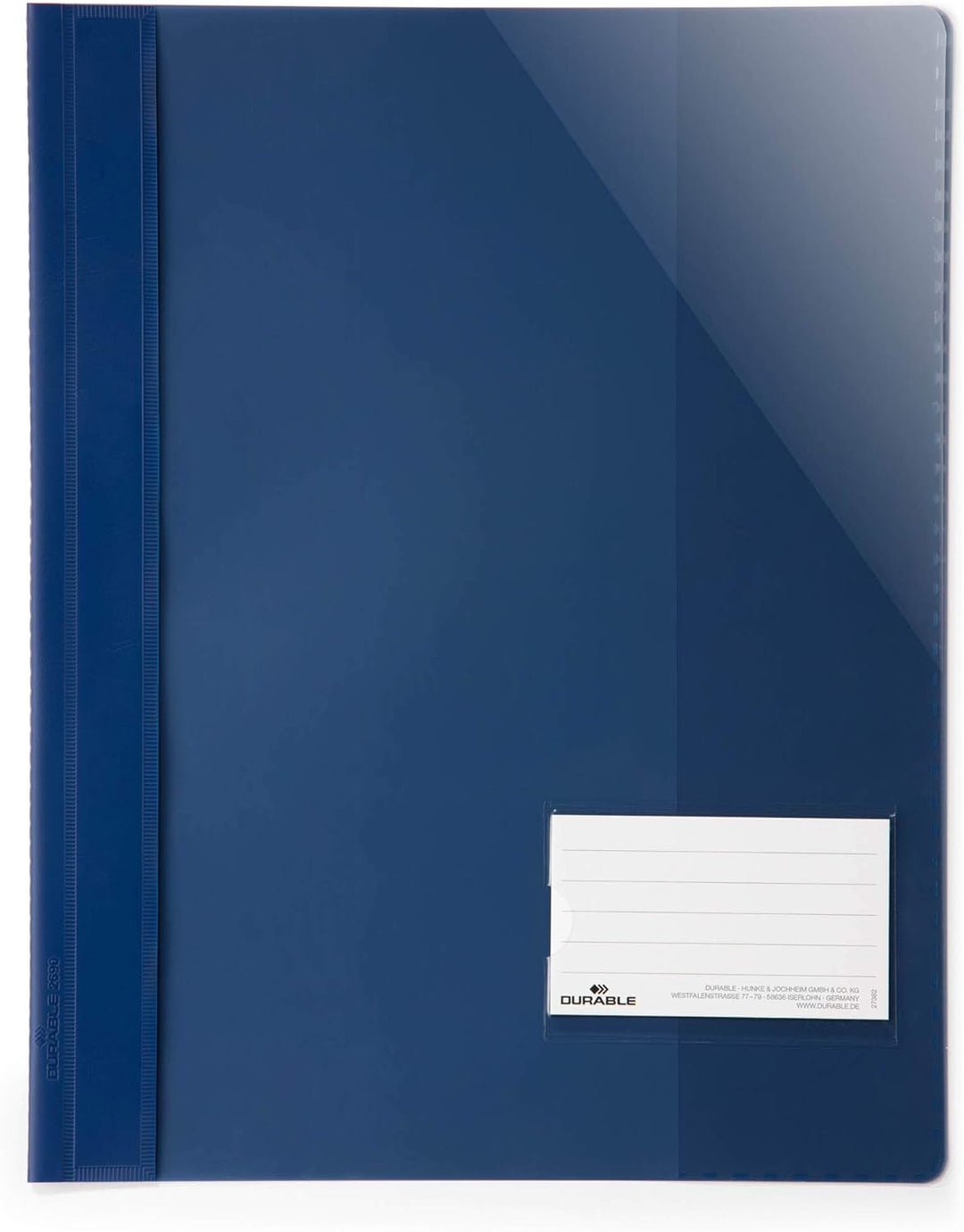 Durable Sichthefter für Din A4, Überbreite, dunkelblau, 25er Packung, 269007, Dunkelblau