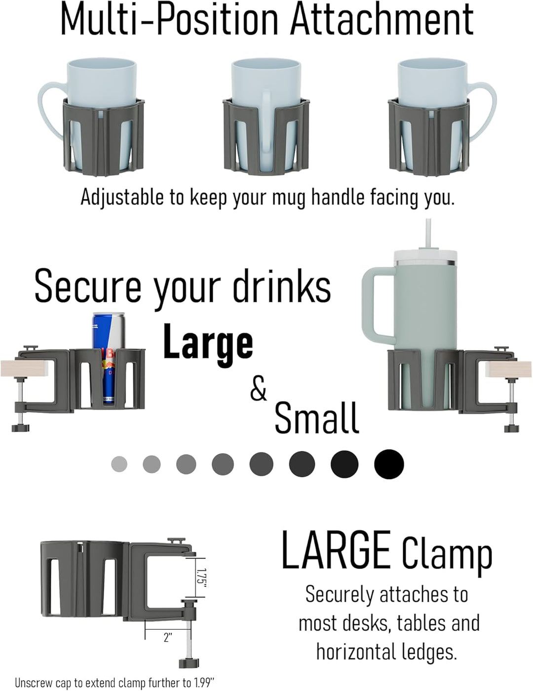 - The Best Anti-Spill Cup Holder for Your Desk or Table Schwarz 1, Schwarz 1