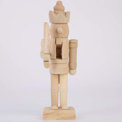 20CM Weihnachten Nussknacker Figuren, Holz Nussknacker Figur Soldat Weihnachtsdekoration,Weihnachten