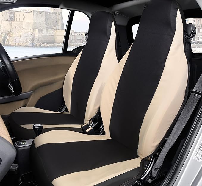Auto Accessori Lupex - Sitzbezüge für Autositz, kompatibel Autositzbezüge für Smart Fortwo Erste Ser