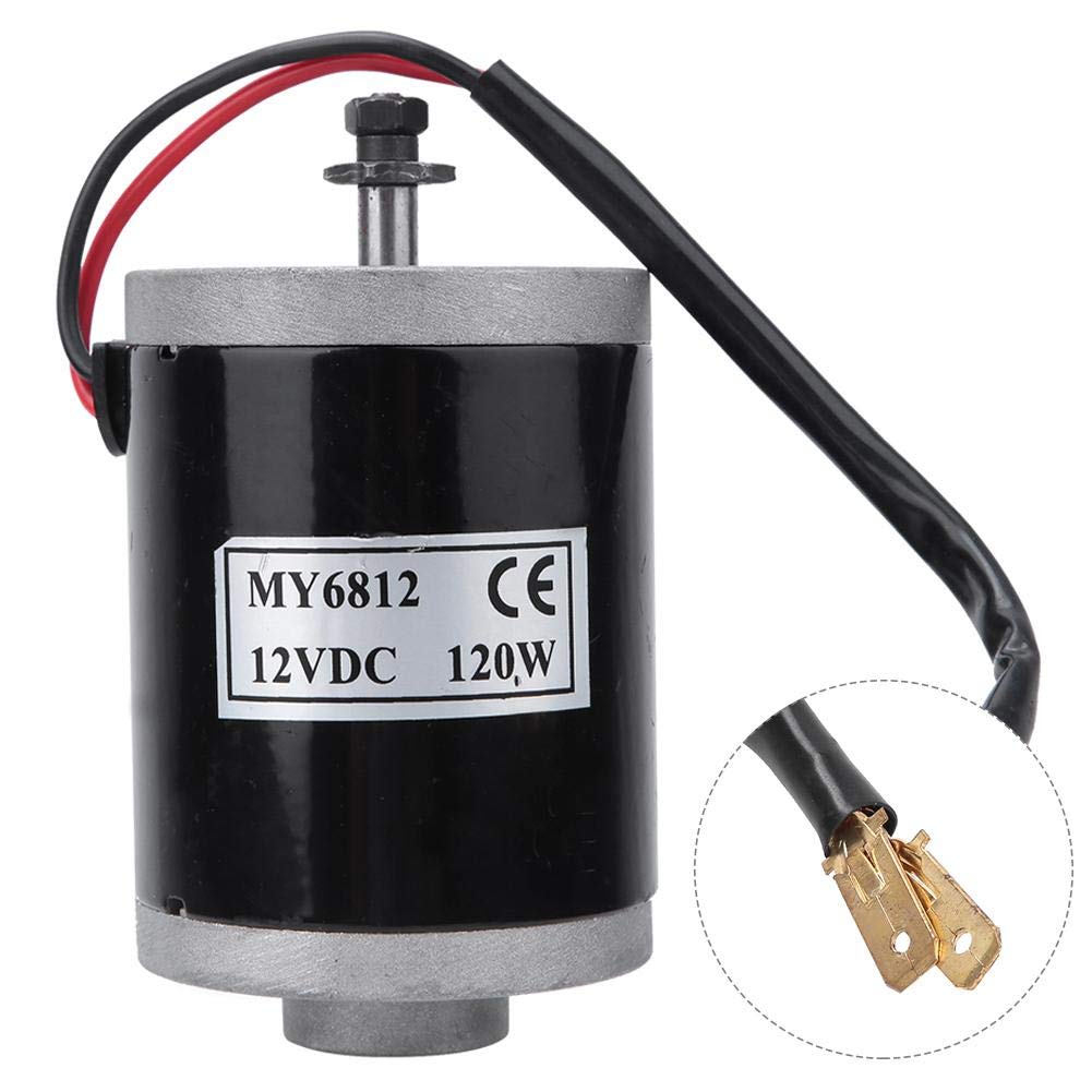 BOROCO Getriebemotor 12V,Elektrischer Fahrrad Dauermagnet DC Getriebemotor 120 W MY6812,Kleiner Elek